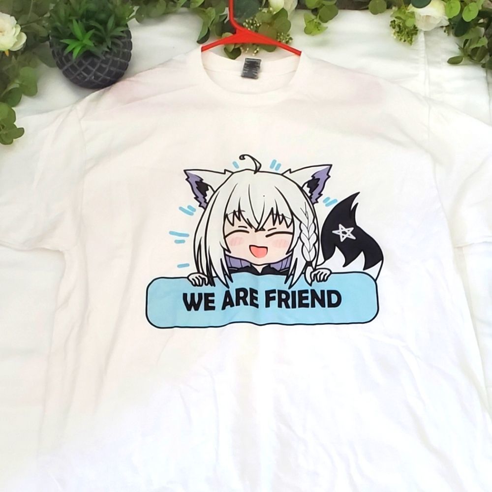 We are friend cute anime t-shirt (DISCOUNTED SHIPPING)